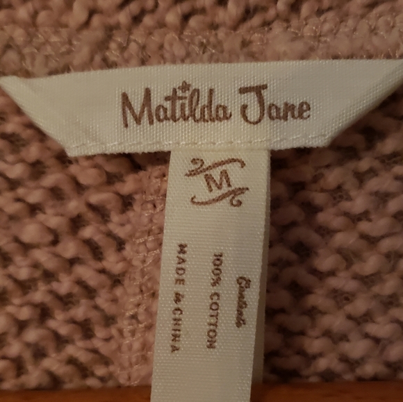 Matilda Jane Sooner or Later Tan Cozy Vest, Size: M - Picture 5 of 6
